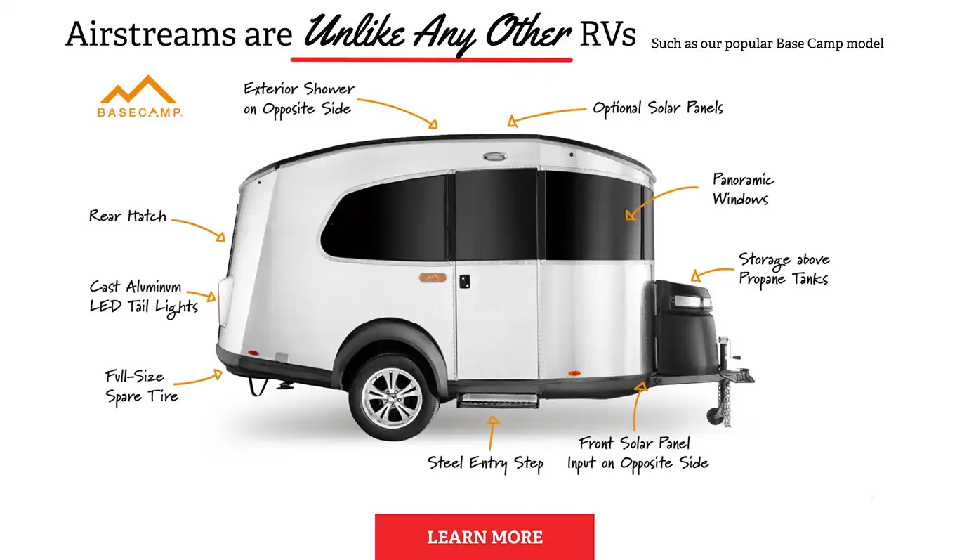 Airstream, unlike any other RV.